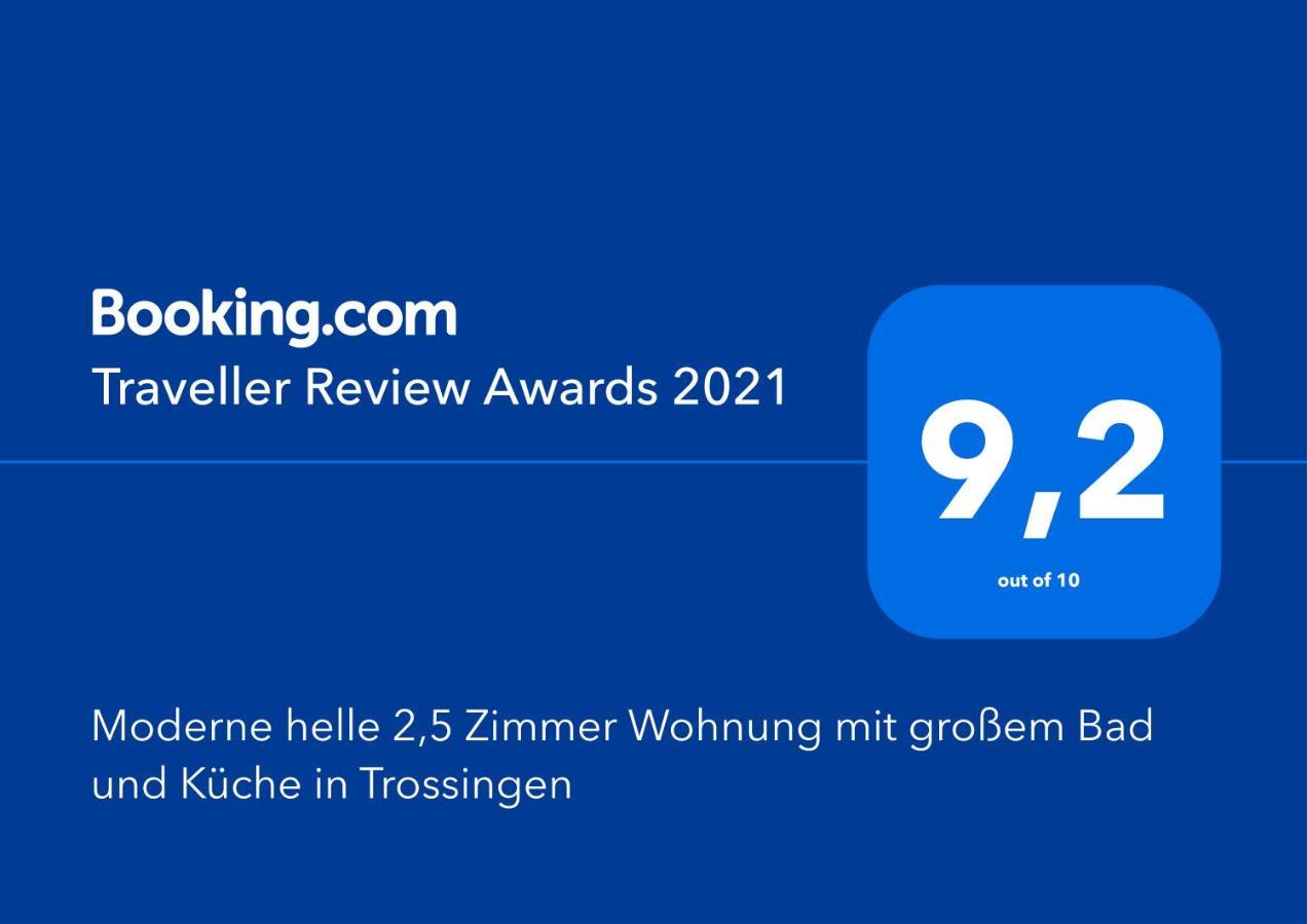 Moderne Helle 2,5 Zimmer Wohnung Mit Grossem Bad Und Kueche In Trossingen Bagian luar foto